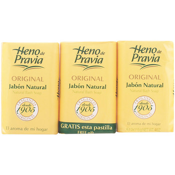 Heno De Pravia Tratamiento para uñas Original Jabon Natural Lote 3 X 115 Gr