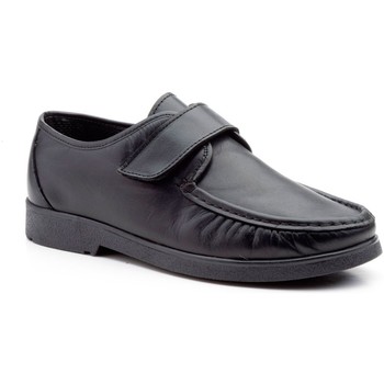 Iberico Shoes Mocasines Zapatos de piel con velcro by
