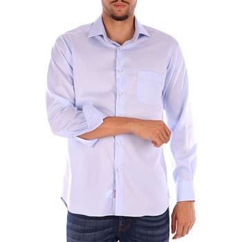 Ingram Camisa manga larga 68554 camisas hombre azulado