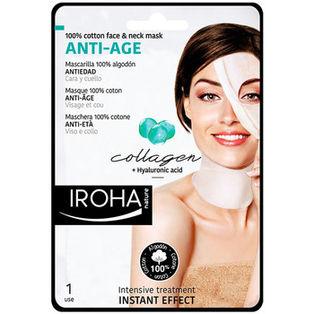 Iroha Nature Mascarillas & exfoliantes 100% Cotton Face Neck Mask Collagen-antiage