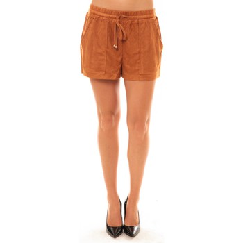 La Vitrine De La Mode Short By La Vitrine Short Y536 camel