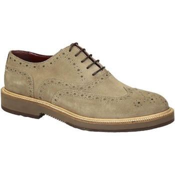 Leonardo Shoes Zapatos Hombre 852-17 CAMOSCIO FANGO