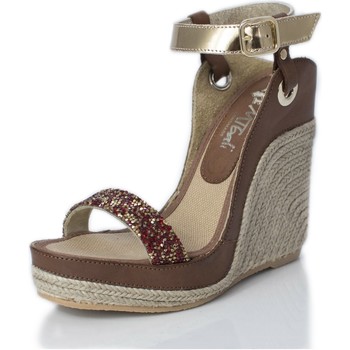 Mtbali Sandalias Sandalia Alpargata con cuña, Mujer - Modelo Nor Diamond