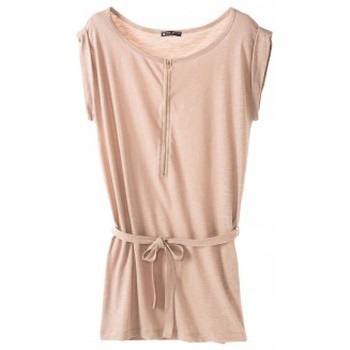 Petit Bateau Vestido Petit Bauteau Robe femme en jersey flammé 32992 09 Beige