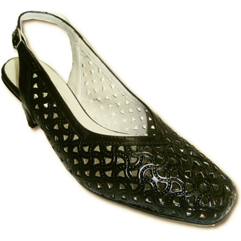 Pomares Vazquez Sandalias Zapatos abiertos atrás calados negros an