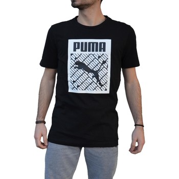 Puma Tops y Camisetas LOGO TEE LOGO FILL NERA