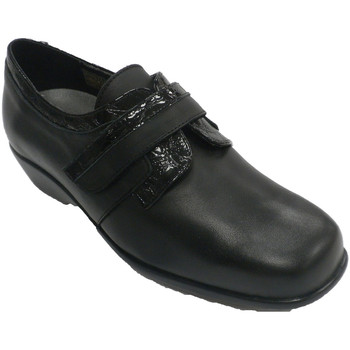 Trebede Mocasines Zapato charol muje con velcro