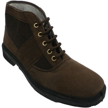 Vallera Botines Bota trabajo ante y lona tipo clásica Ch