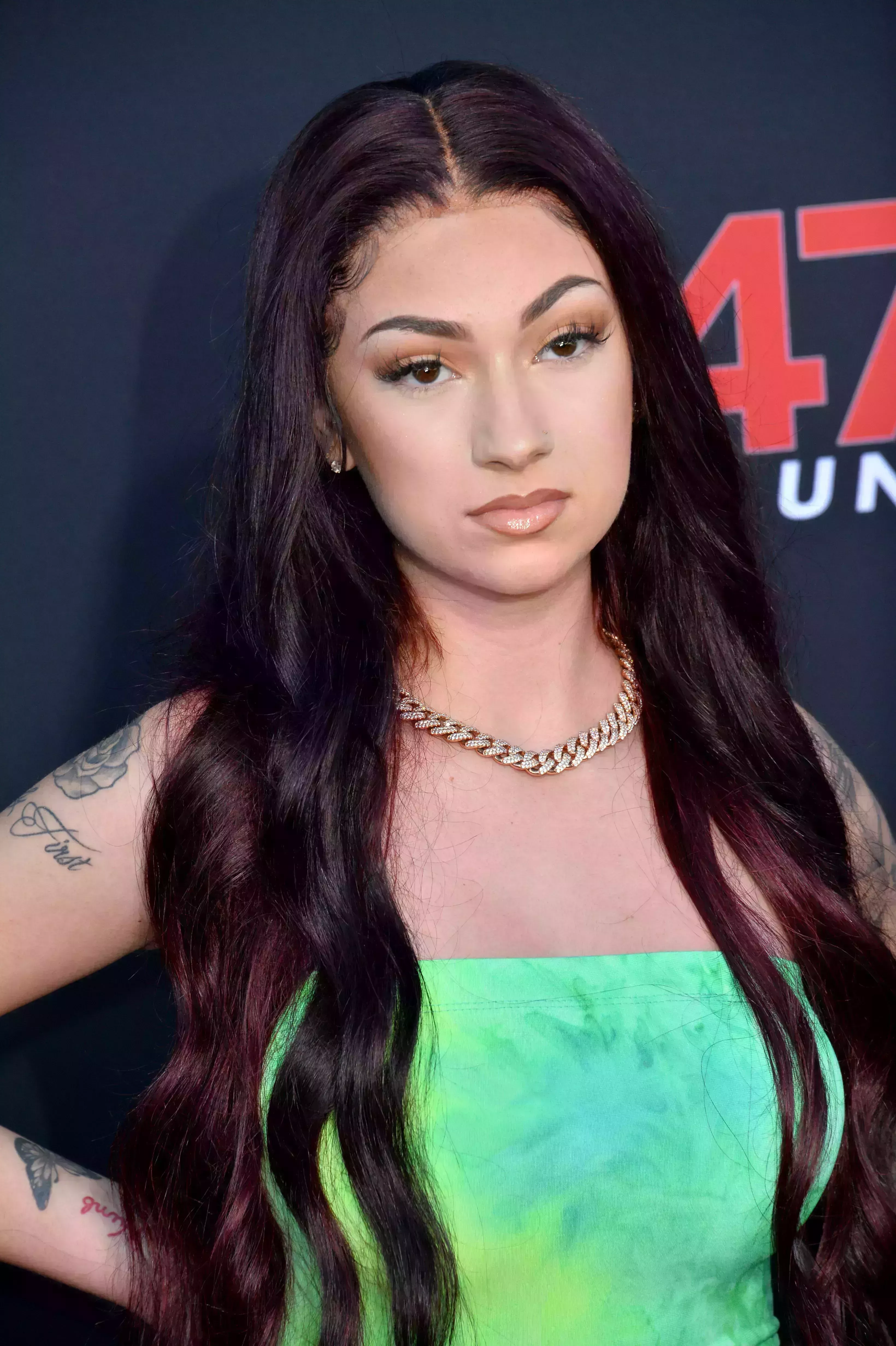 Danielle Bregoli’s Subtle Burgundy Streaks