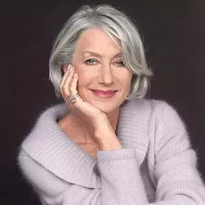 helen mirren gray hair grey
