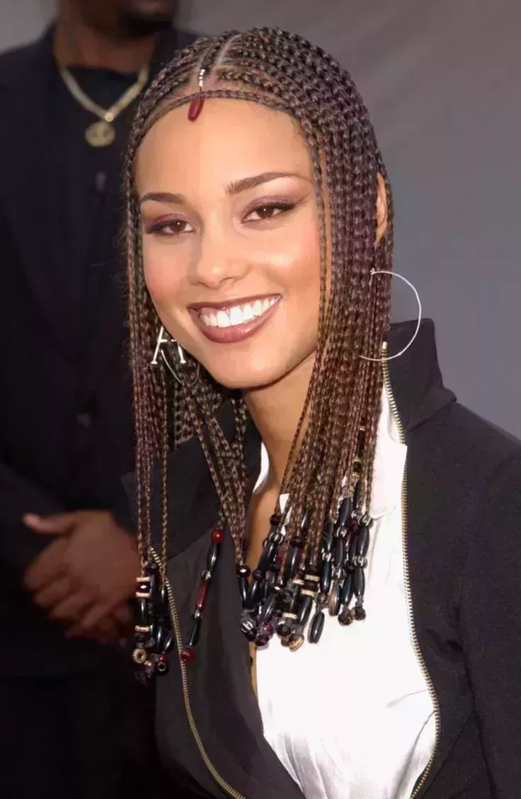 Alicia Keys’ Braided Hairstyle