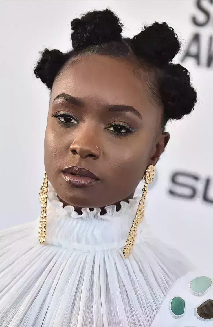 Kiki Layne’s Bantu Knot Hairstyle