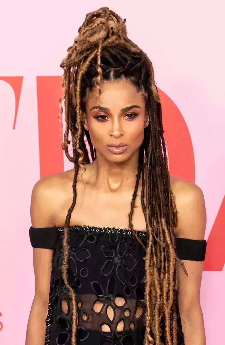 Ciara in Faux Locs