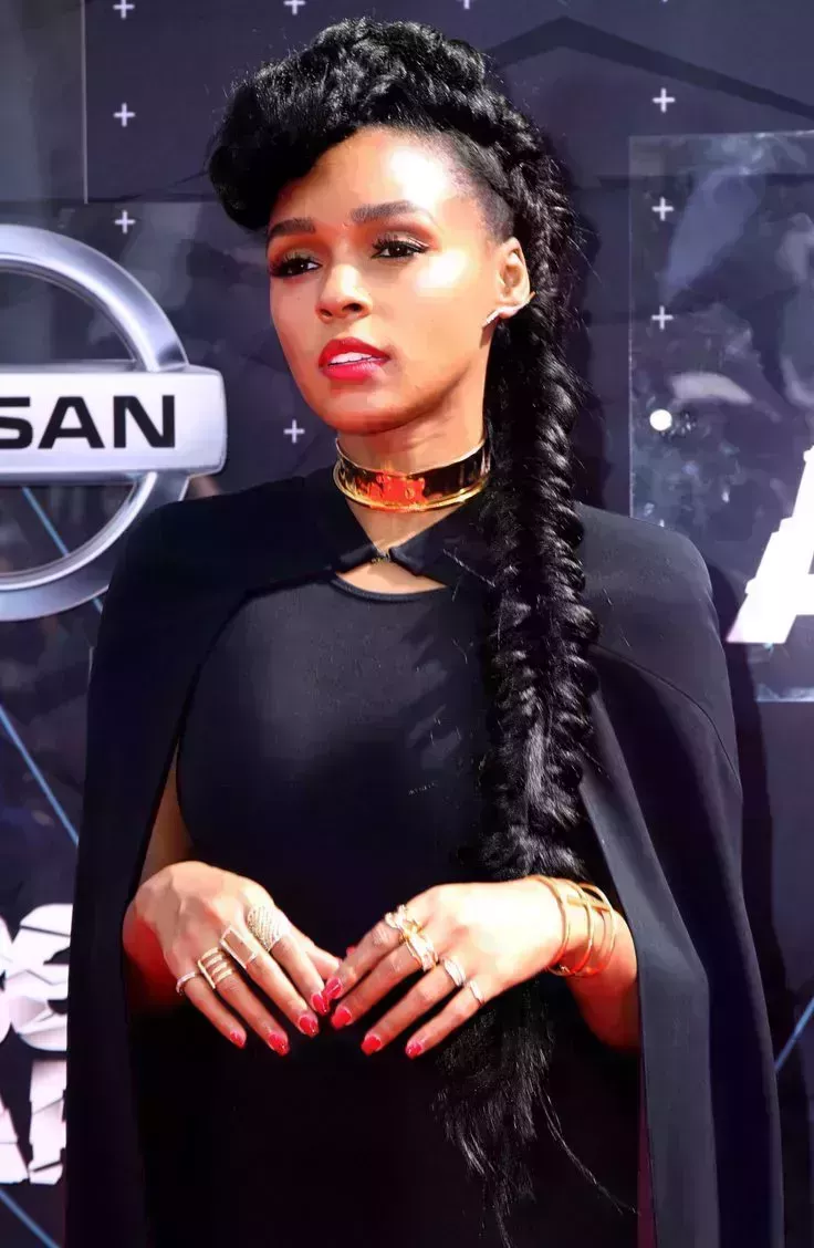 Janelle Monae’s Fishtail Braid Hairstyle