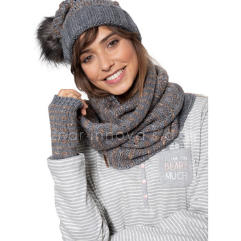 Admas Bufanda Manoplas de punto