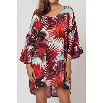 Admas Vestido Vestido de playa Hojas