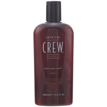 American Crew Champú CREW 3 IN 1 CHAMPU, ACONDICIONADOR CUERPO WASH 450ML