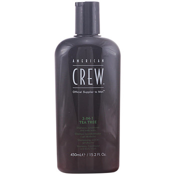 American Crew Champú TEA TREE 3 IN 1 CHAMPU, ACONDICIONADOR Y CUERPO WASH 450ML