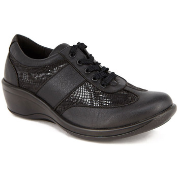 Arcopedico Zapatos Mujer L73 PIEL-LICRA NEGRA