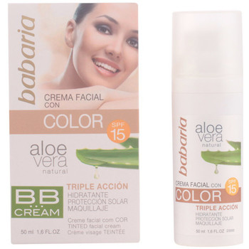 Babaria Maquillage BB & CC cremas ALOE VERA COLOR BB CREMA SPF15 50ML