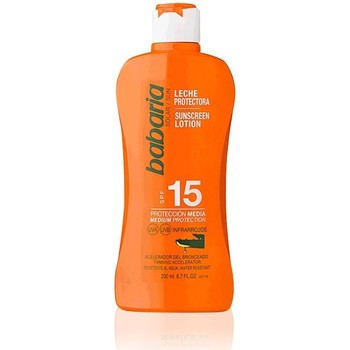 Babaria Protección solar SOLAR ALOE VERA LECHE SOLAR SPF15 200ML