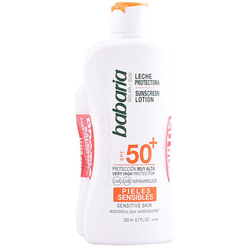 Babaria Protección solar Solar Piel Sensible Spf50+ Leche Lote 2 Pz