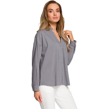 Be Camisa B117 Vestido midi con botones - amarillo