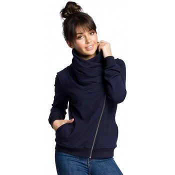 Be Jersey B071 Sudadera con cremallera - azul marino