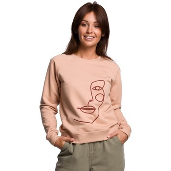 Be Jersey B167 Jersey con estampado en la parte delantera - beige