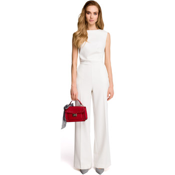 Be Mono B104 Traje de espalda con cuello en V-azul marino