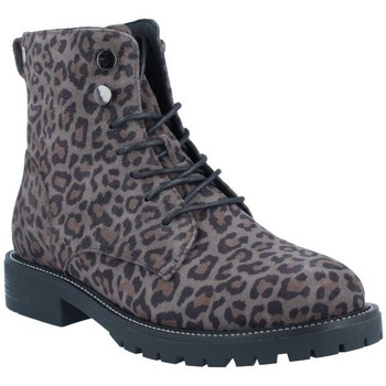 Carmela Botines Carmela 66860 Botiness Militares Animal Print de Mujer