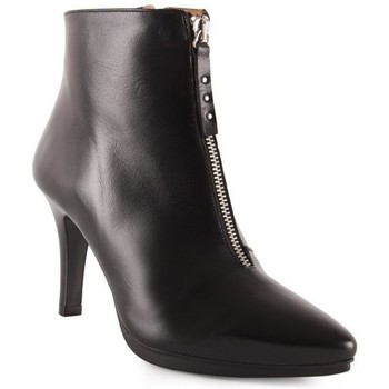 Chamby Botines Botines de piel de tacón alto by