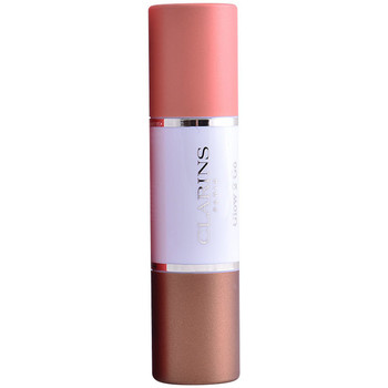 Clarins Iluminador Glow 2 Go Blush Highlighter Duo 01-golden Peach