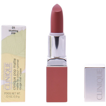 Clinique Pintalabios Pop Matte Lip Color + Primer 01-blushing Pop