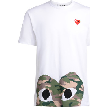 Comme Des Garcons Camiseta Camiseta de hombre blanca con