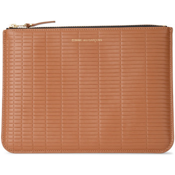 Comme Des Garcons Cartera Cartera Brick Line hecho en piel
