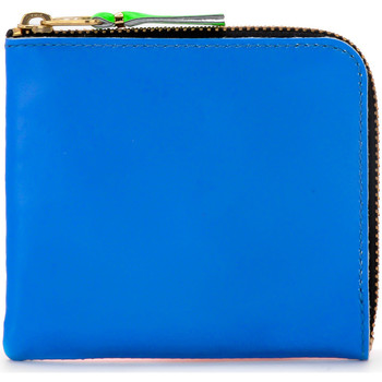 Comme Des Garcons Monedero Cartera de piel naranja y azul