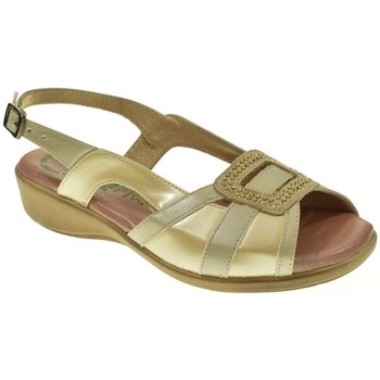 Duendy Sandalias SANDALIA CUÑA BEIGE