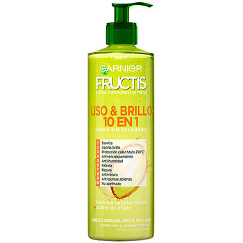 Garnier Acondicionador Fructis Liso Brillo 10 En 1 Crema Sin Aclarado