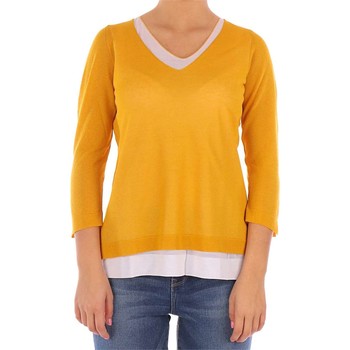 Gran Sasso Jersey 58217 suéteres mujer amarillo
