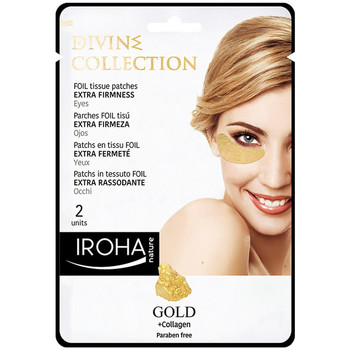 Iroha Nature Antiedad & antiarrugas Gold Tissue Eyes Patches Extra Firmness