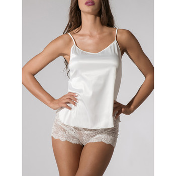 Luna Camisola de satén Prestigio Ivory Splendida