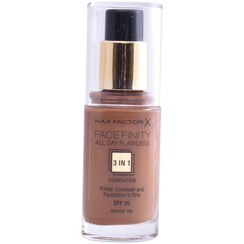 Max Factor Base de maquillaje Facefinity All Day Flawless 3 In 1 Foundation 100-suntan