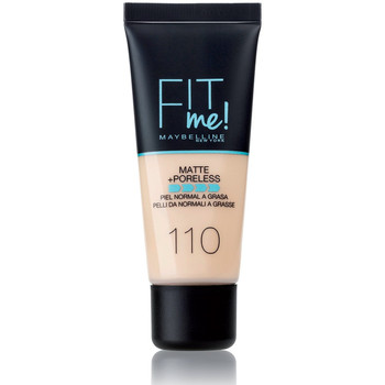 Maybelline New York Base de maquillaje FIT ME MATTE + PORELESS 110 PORCELAINE