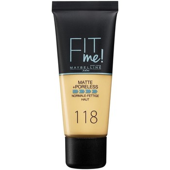 Maybelline New York Base de maquillaje FIT ME MATTE PORELESS BASE 118 NUDE