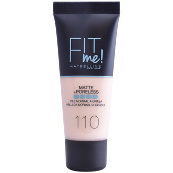 Maybelline New York Base de maquillaje Fit Me Matte+poreless Foundation 110-porcelaine