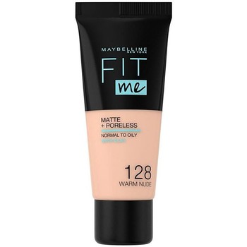 Maybelline New York Base de maquillaje Fit Me Matte+poreless Foundation 128-warm Nude