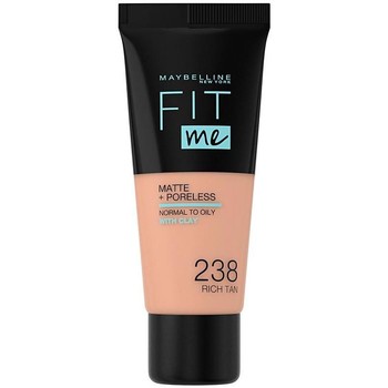 Maybelline New York Base de maquillaje Fit Me Matte+poreless Foundation 238-rich Tan