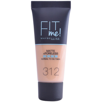 Maybelline New York Base de maquillaje Fit Me Matte+poreless Foundation 312-golden