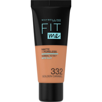 Maybelline New York Base de maquillaje Fit Me Matte+poreless Foundation 332-golden